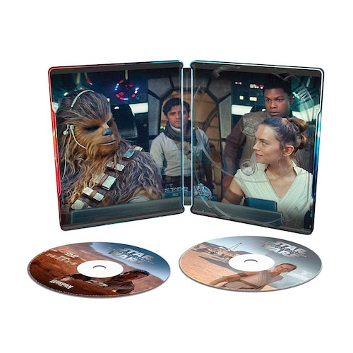 Blu Ray + Dvd Steelbook Star Wars el Ascenso de Skywalker