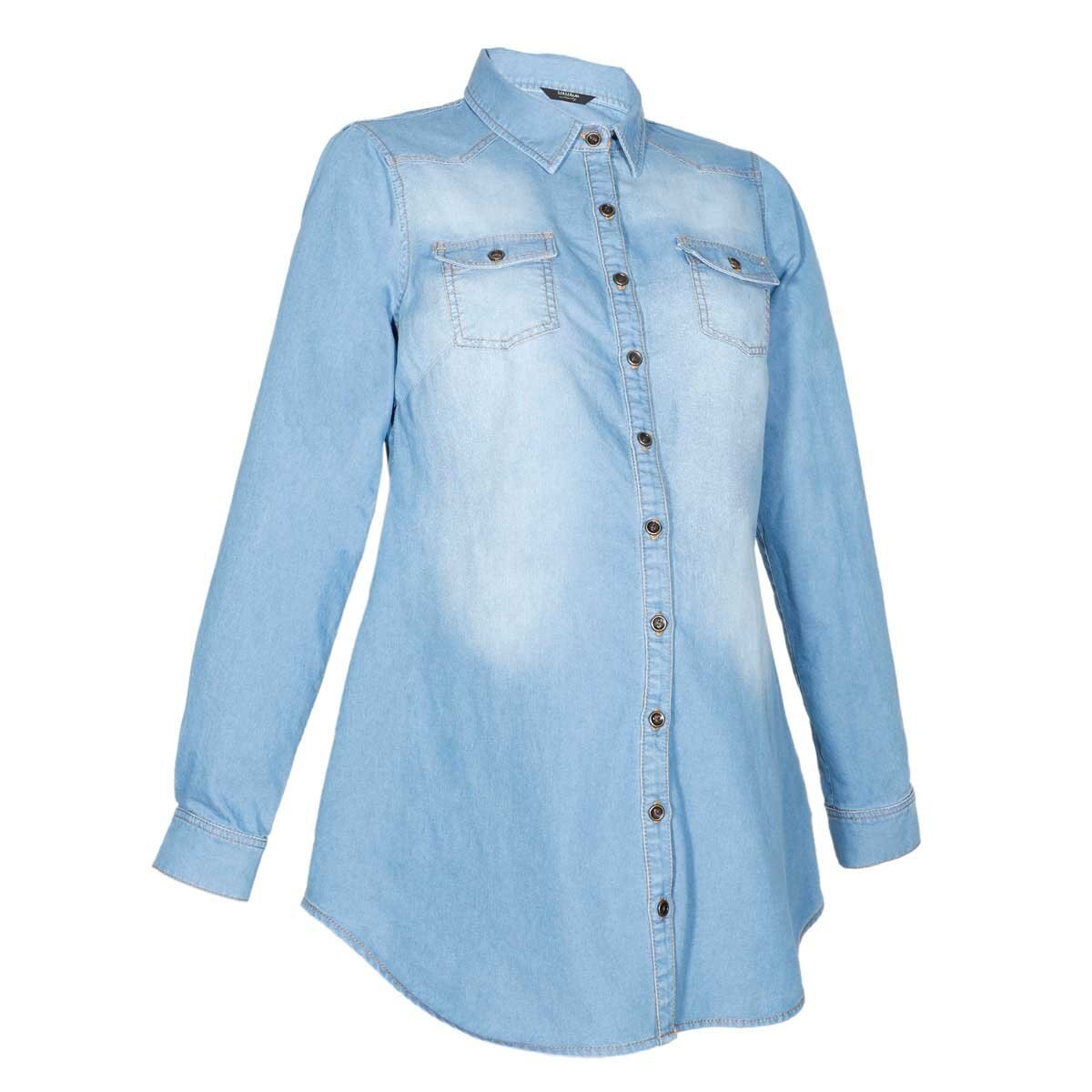 Blusa para Dama Camisera con Botones al Frente Mama Mia
