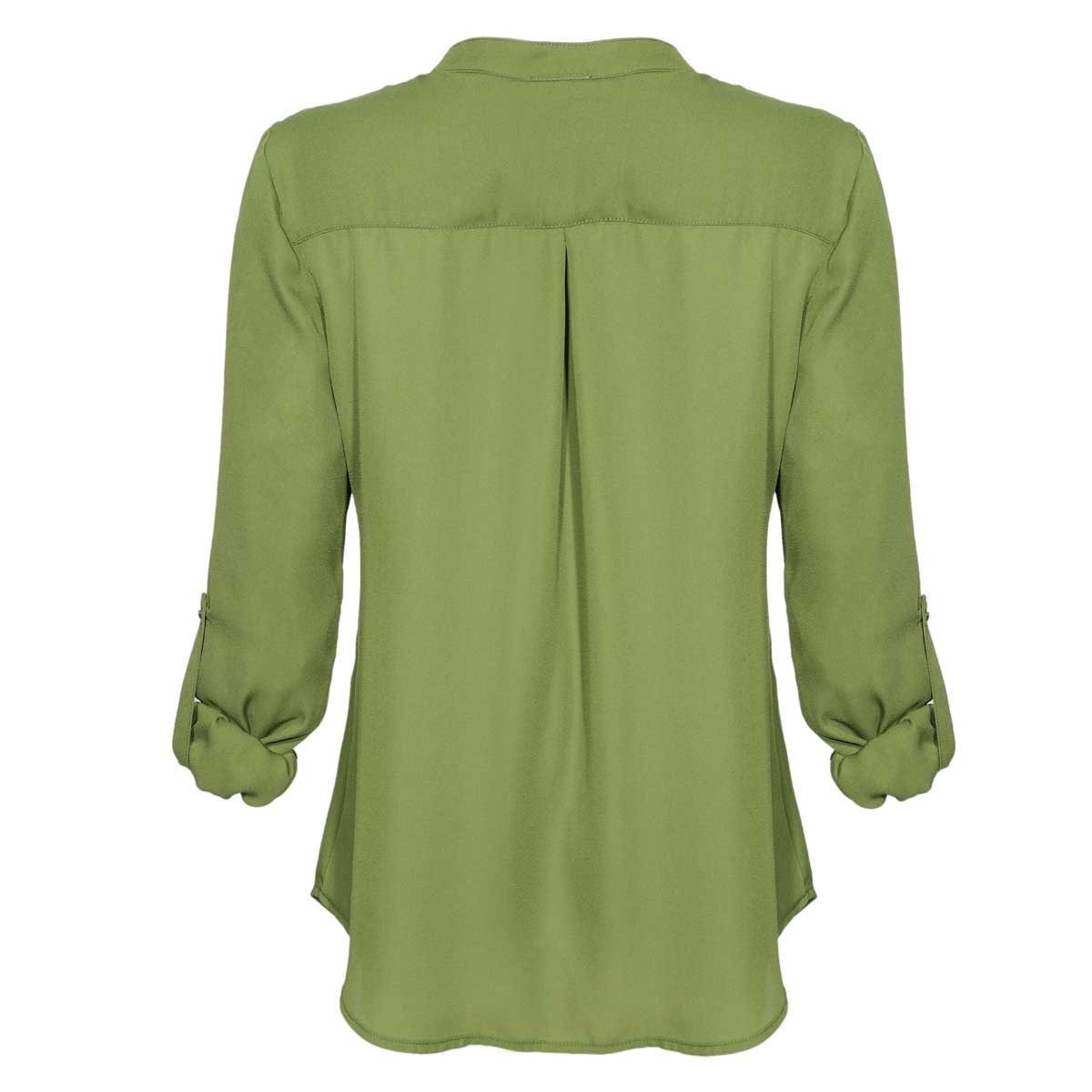 Blusa para Dama Cuello Mao con Elevador Nine To Go