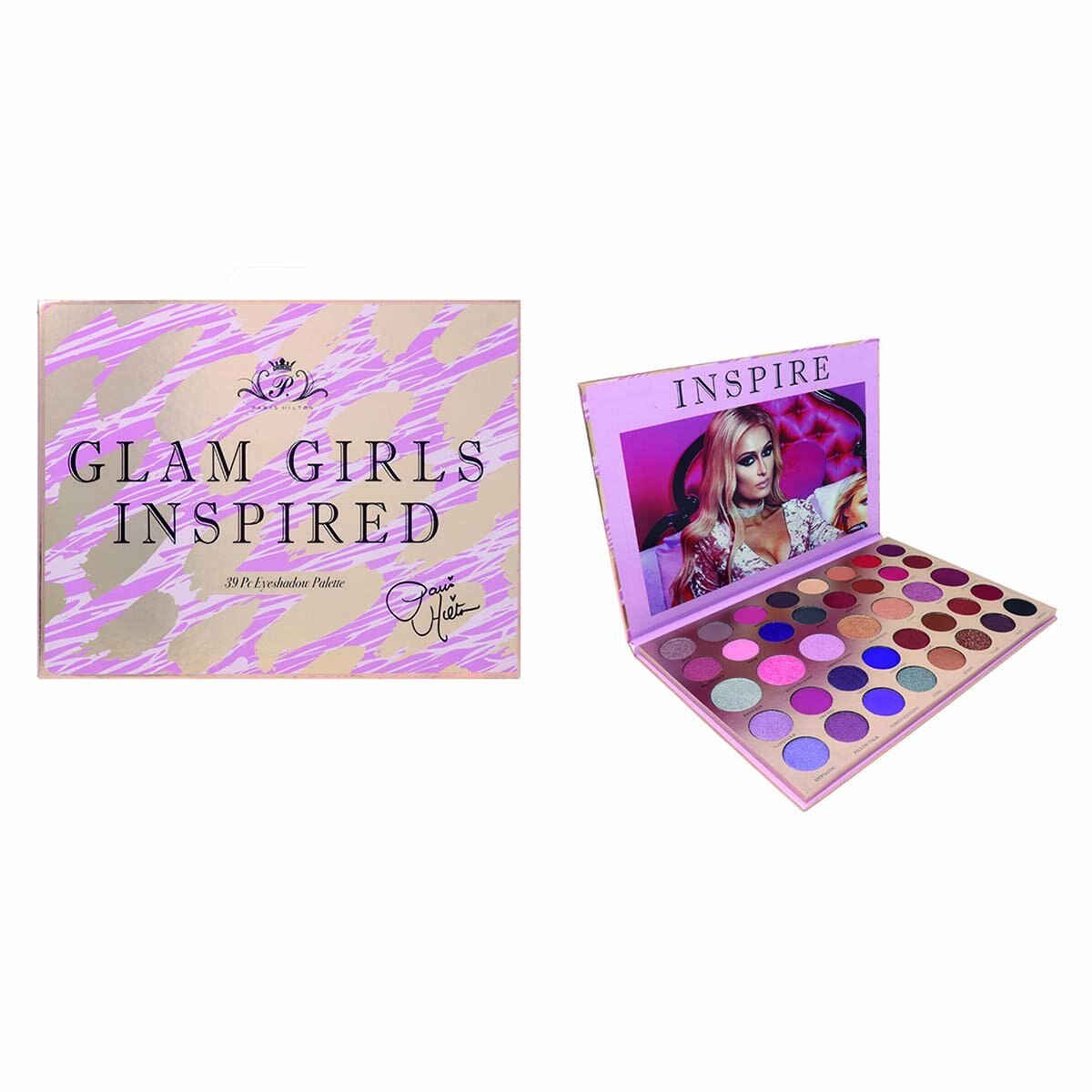 Paleta de Sombras Paris Hilton Glam Girls Inspire 39 Colores