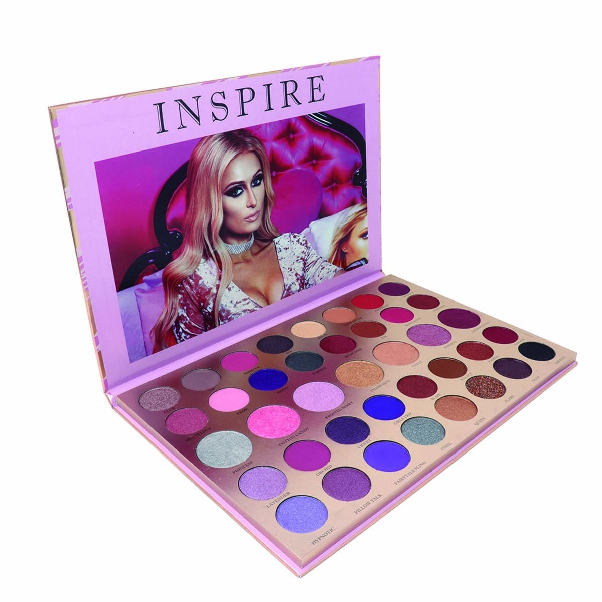 Paleta de Sombras Paris Hilton Glam Girls Inspire 39 Colores