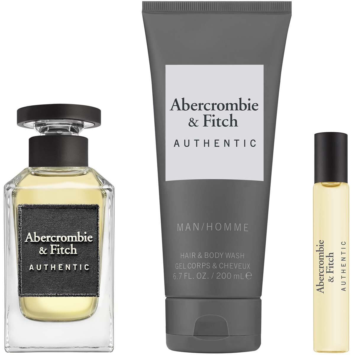 Estuche para Caballero Abercrombie & Fitch Authentic Edt 100 Ml