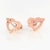 Aretes Across My Heart Oro Rosa Guess