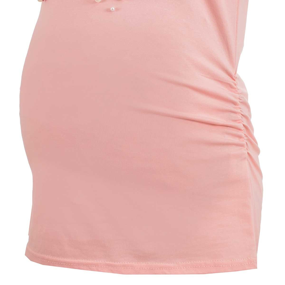 Playera para Dama Cuello Redondo Aplicación al Frente Mama Mia