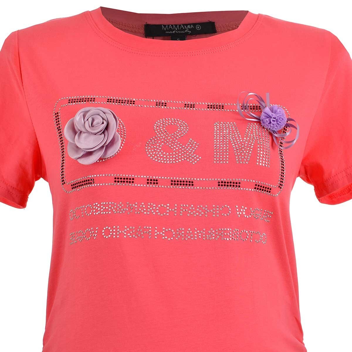 Playera para Dama Manga Corta Cuello Redondo Mama Mia