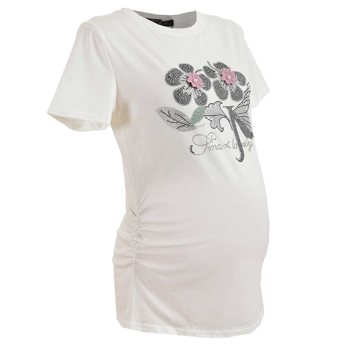 Playera para Dama con Aplicación al Frente Mama Mia