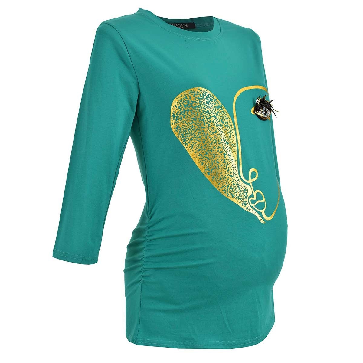 Playera para Dama Manga 3/4 con Estampado Mama Mia