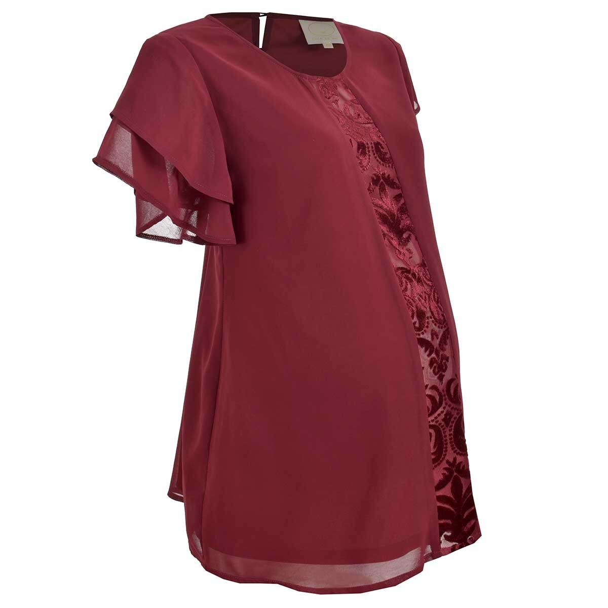 Blusa para Dama con Encaje al Frente Nine To Go