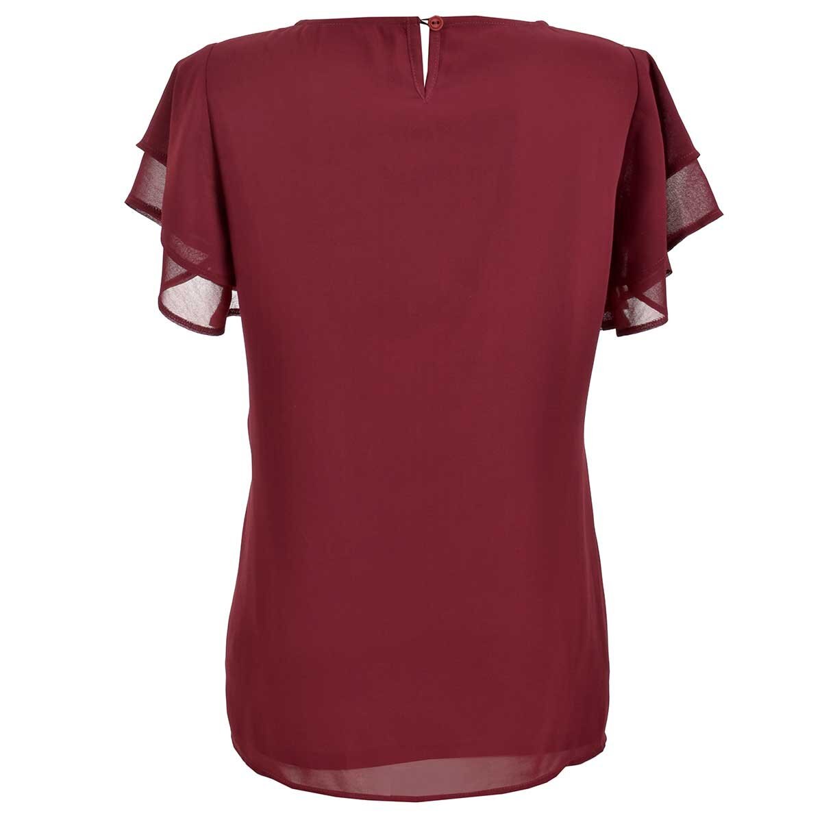 Blusa para Dama con Encaje al Frente Nine To Go
