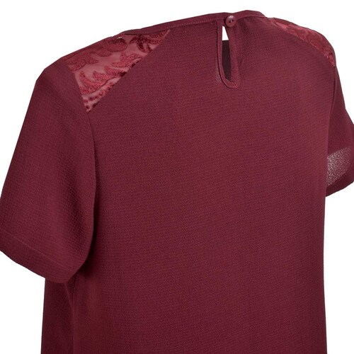 Blusa para Mujer con Escote al Frente Encaje en Hombro Nine To Go