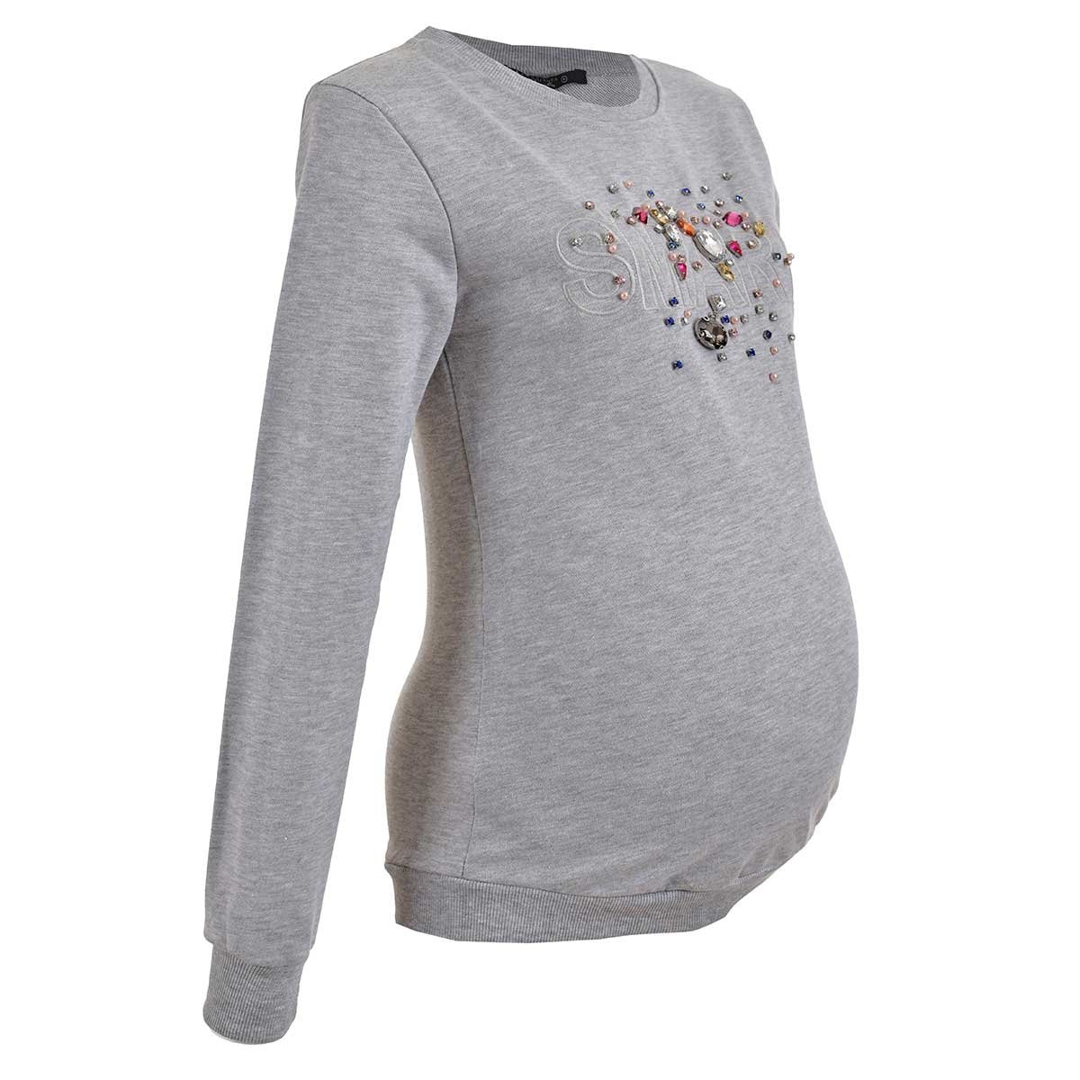 Sudadera con Aplicación al Frente Mama Mia para Dama