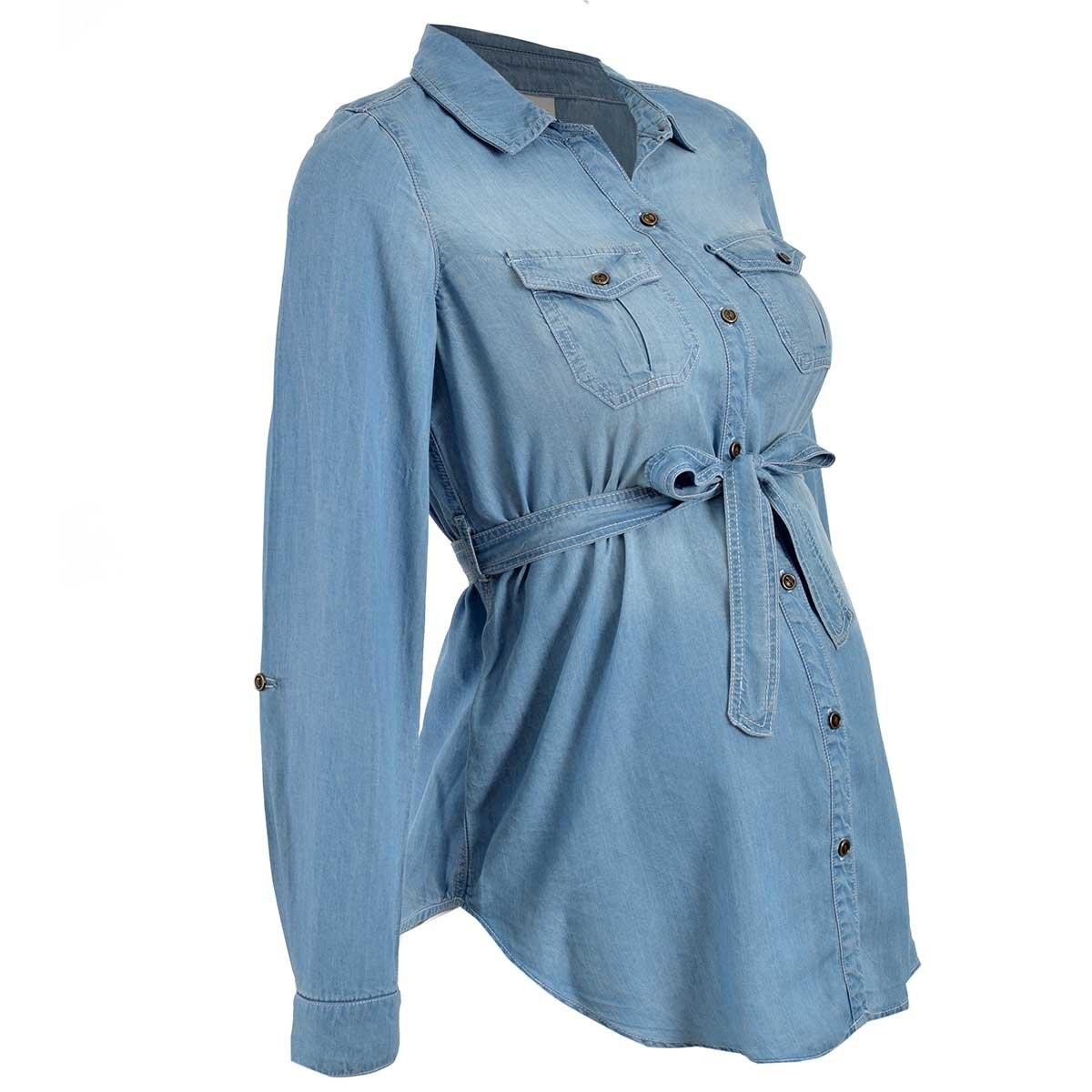 Blusa para Dama Camisera Ml con Elevador Nine To Go