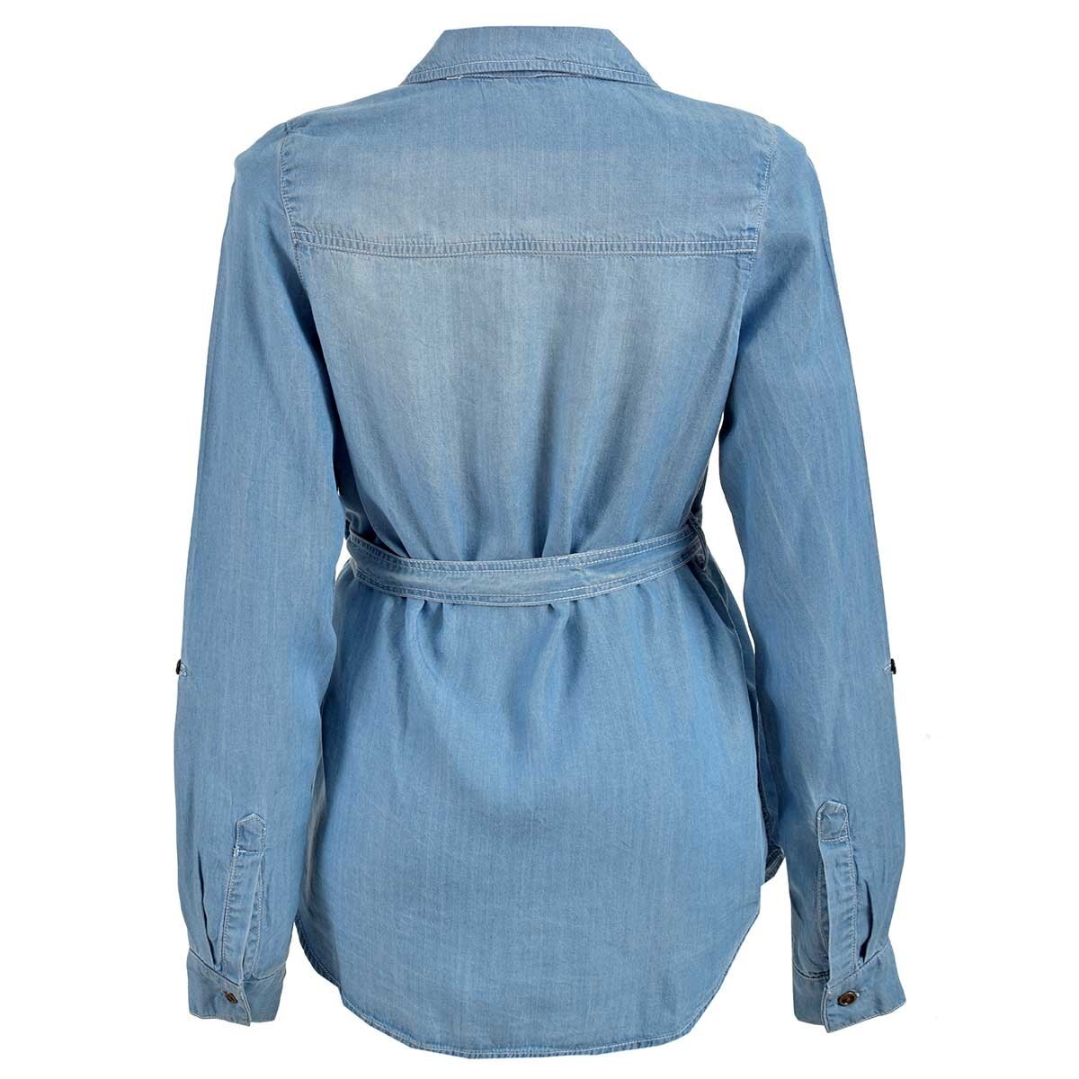 Blusa para Dama Camisera Ml con Elevador Nine To Go