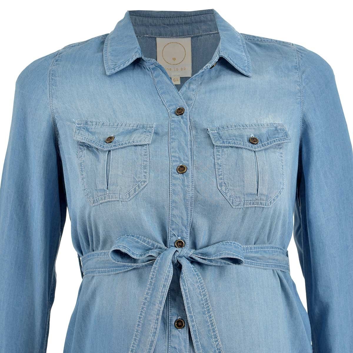 Blusa para Dama Camisera Ml con Elevador Nine To Go