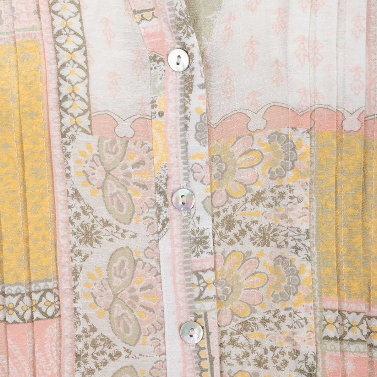 Blusa para Dama Estampada con Cuello en V Ruby Rd