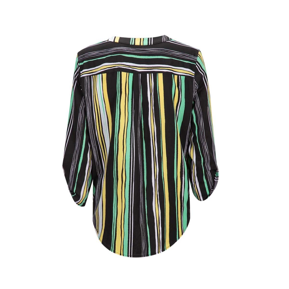 Blusa para Dama con Rayas Manga 3/4 Ruby Rd
