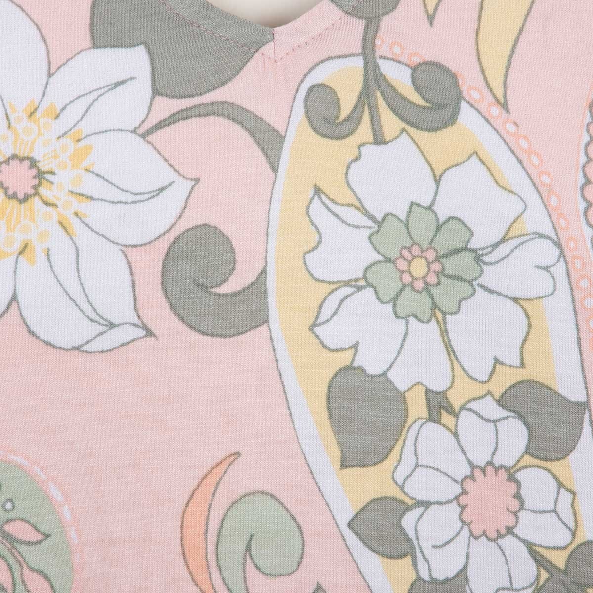 Blusa para Dama con Estampado de Flores Ruby Rd