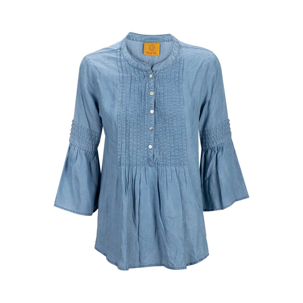 Blusa para Dama con Pliegues Ruby Rd