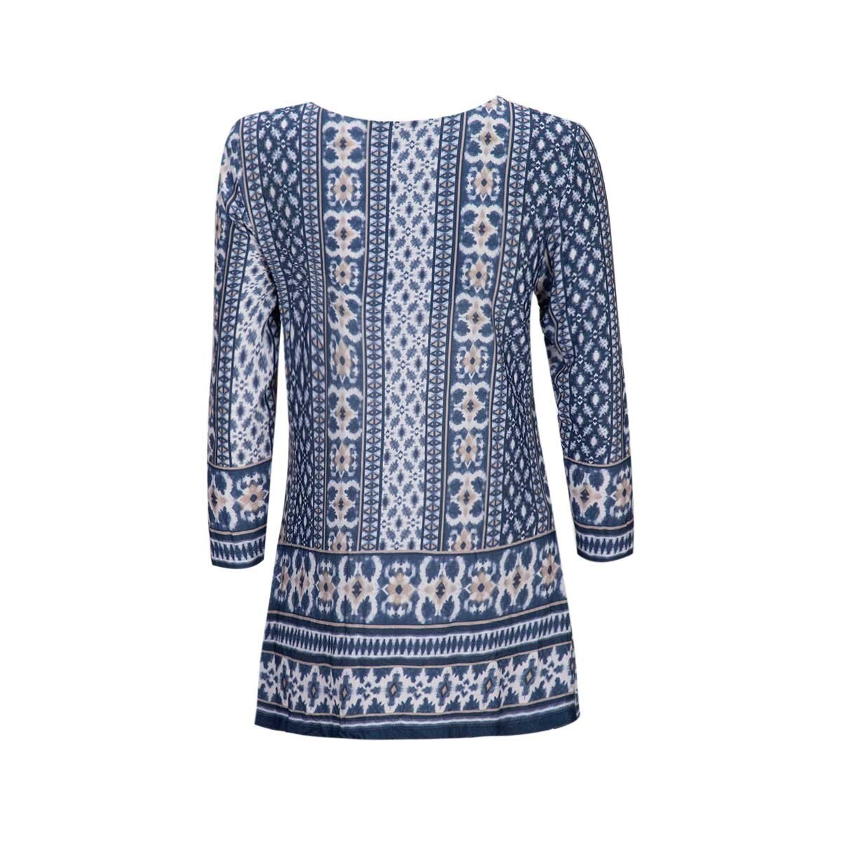 Blusa para Dama Estampada con Manga Larga Ruby Rd