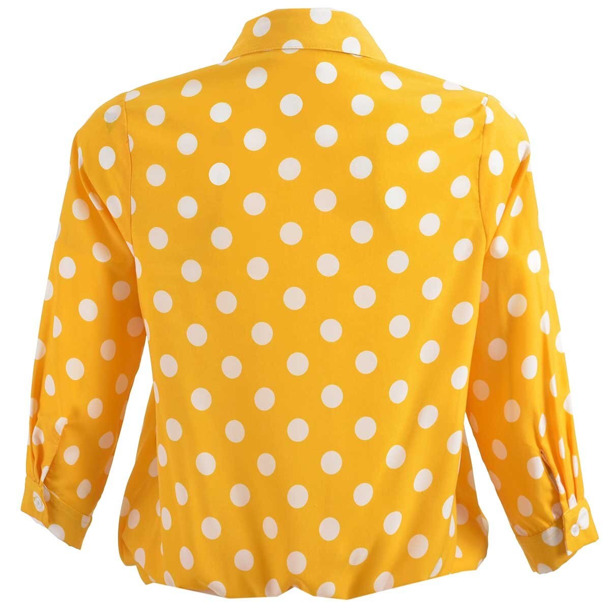 Blusa para Dama Cuello Camisero con Cinta de Ajuste Nine To Go