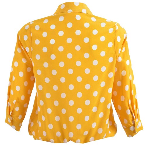Blusa para Dama Cuello Camisero con Cinta de Ajuste Nine To Go