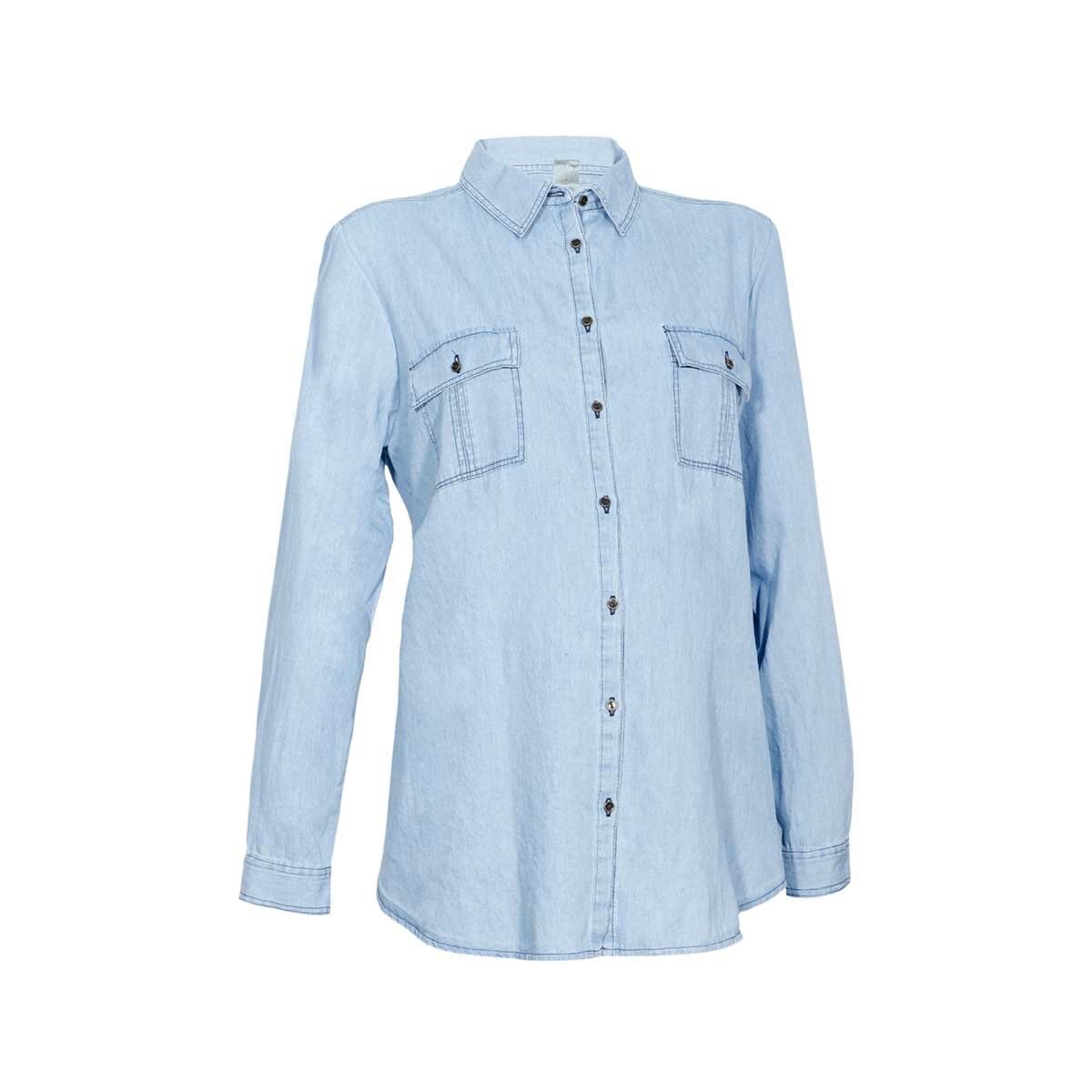 Blusa para Dama Camisera Bolsas Denim Nine To Go