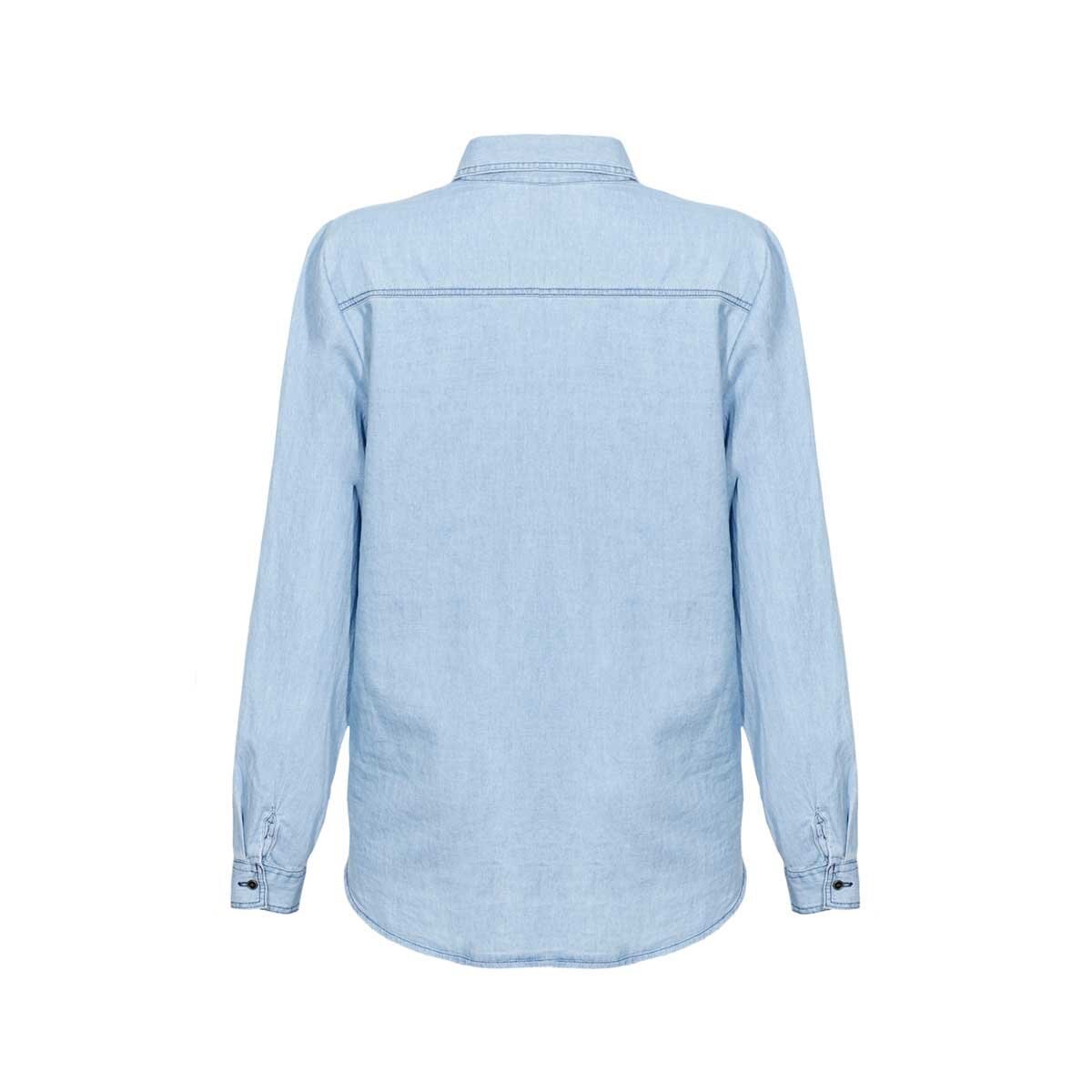 Blusa para Dama Camisera Bolsas Denim Nine To Go