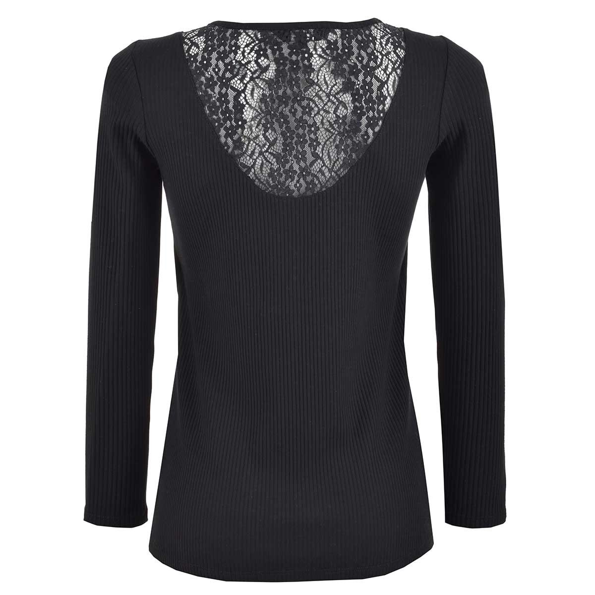 Blusa para Dama Aplicación de Encaje Mama Mia