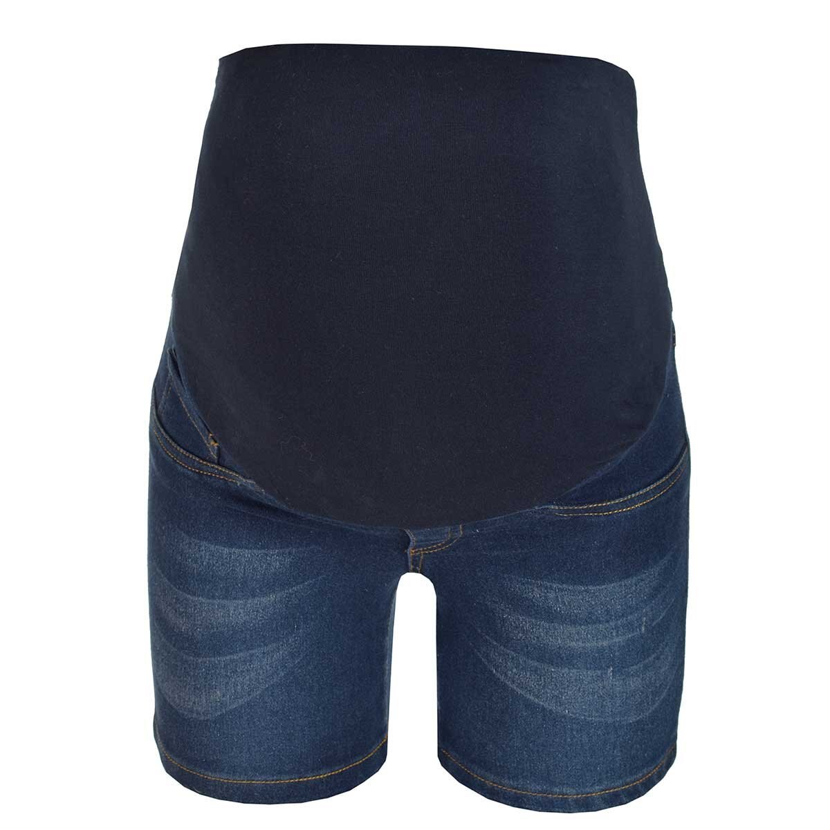 Short Panel Alto Bolsas Simuladas Mama Mia para Dama