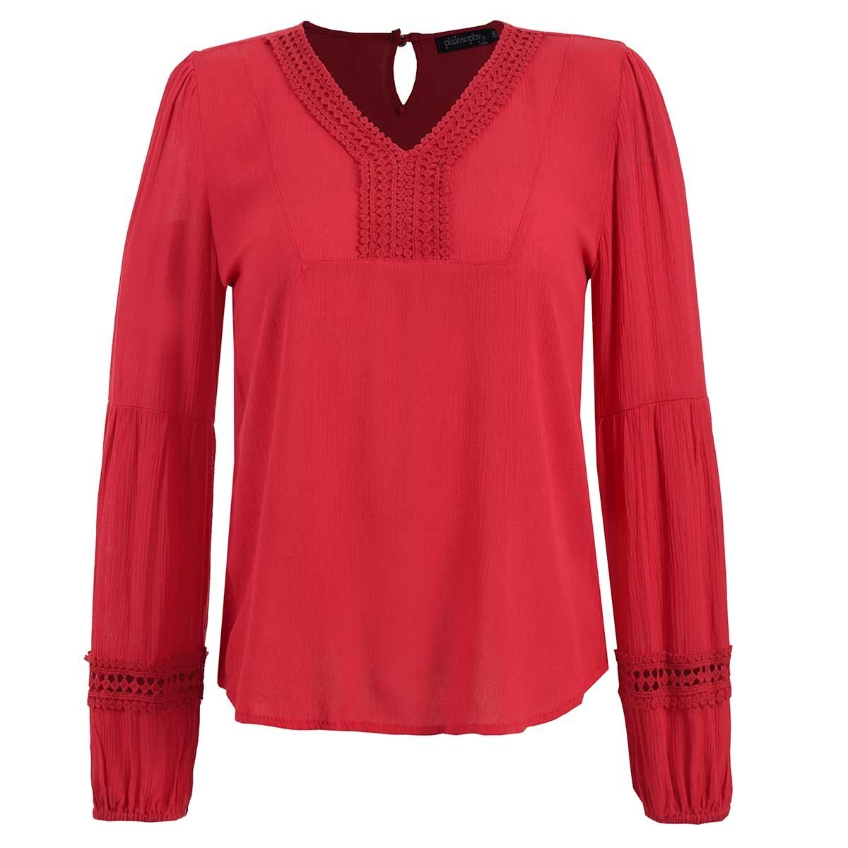 Blusa Escote V Philosophy Jr para Dama