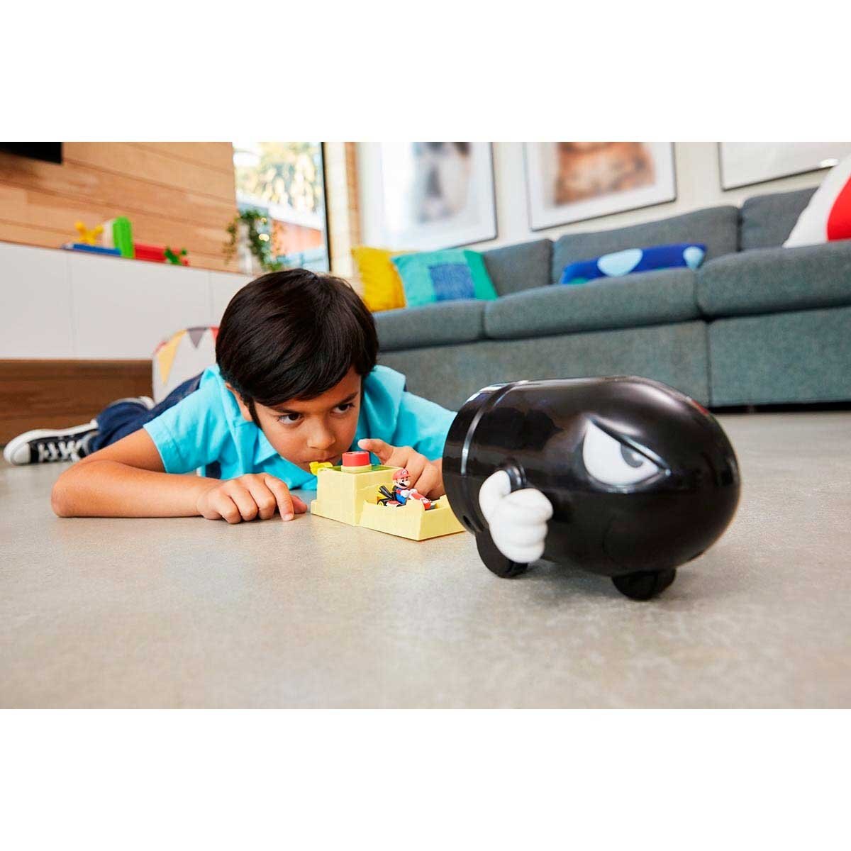 Pista de Juguete Hot Wheels Lanzador Bullet Bill Mario Kart