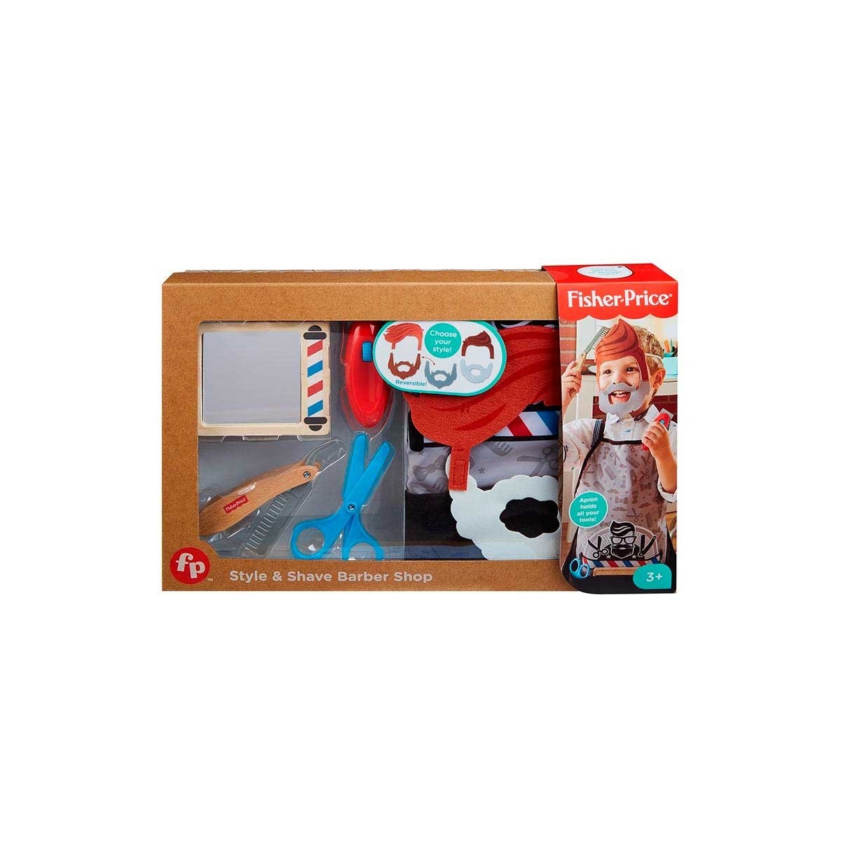 Juguete Infantil Barbería de Peinado y Corte Fisher-Price