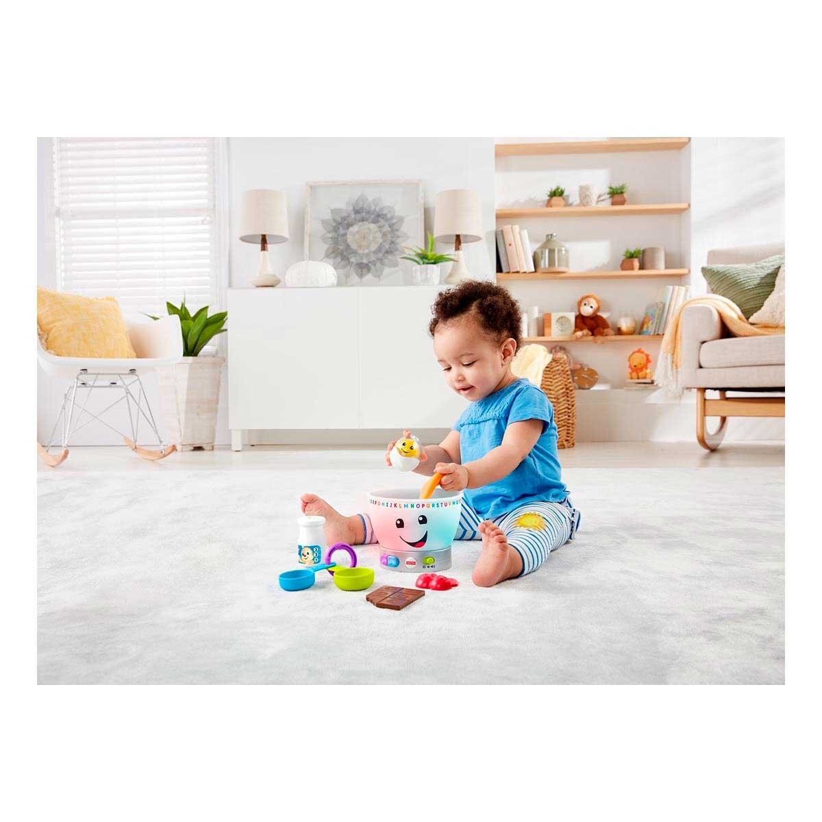 Juguete Infantil Tazón Combina y Aprende Ríe y Aprende Fisher-Price