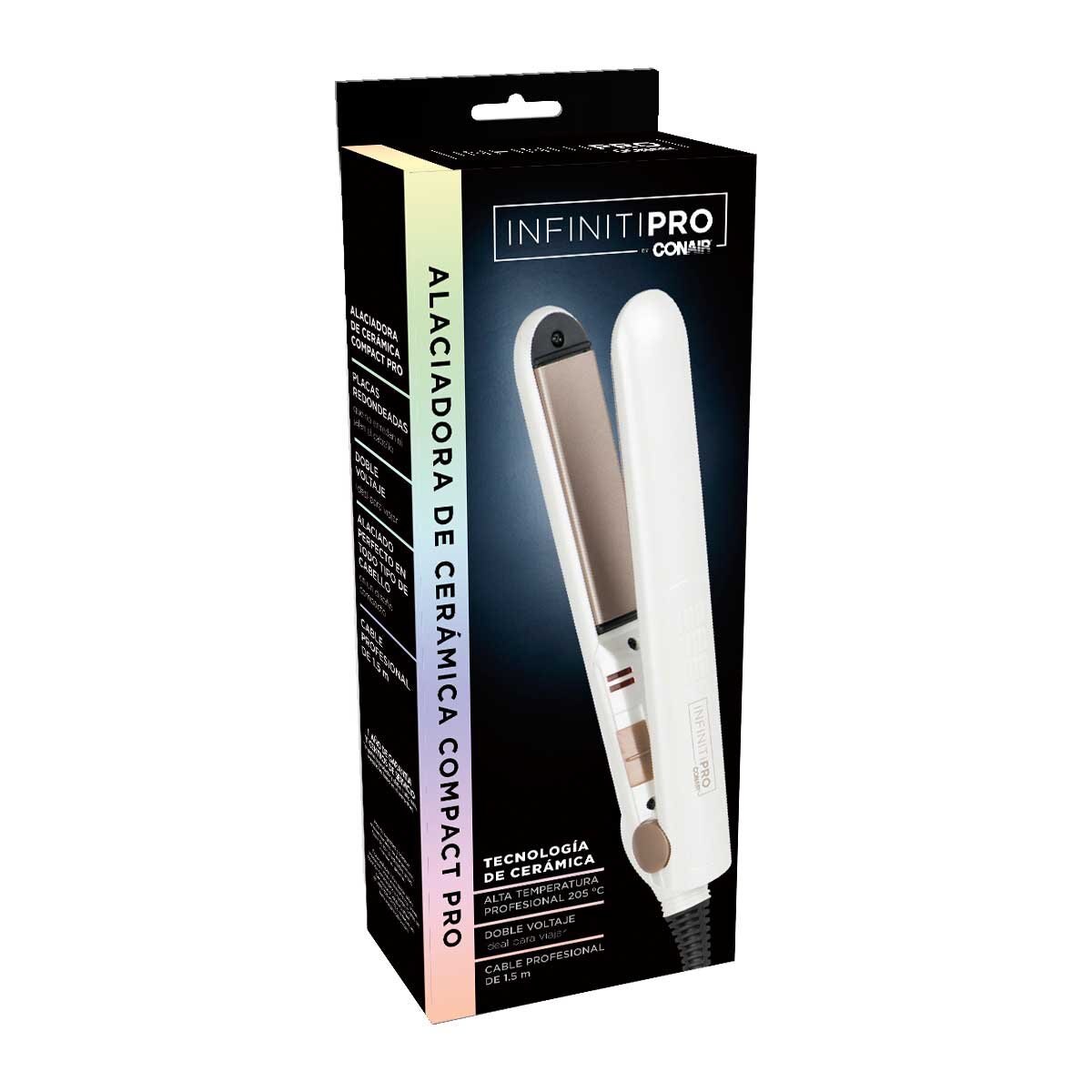 Alaciadora Blanco Aperlado Mediana Conair