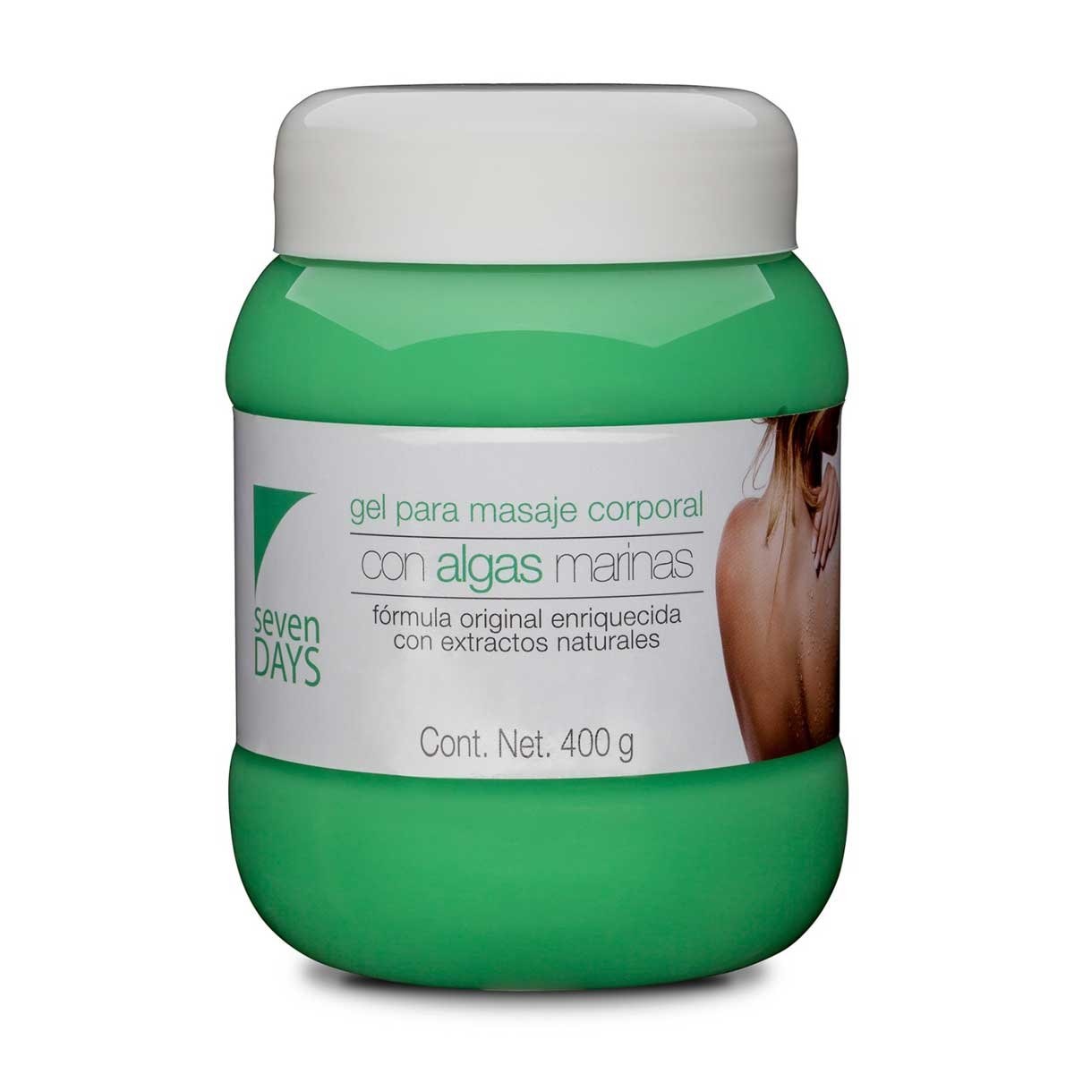 Gel para Masaje Corporal con Algas Marinas Seven Days