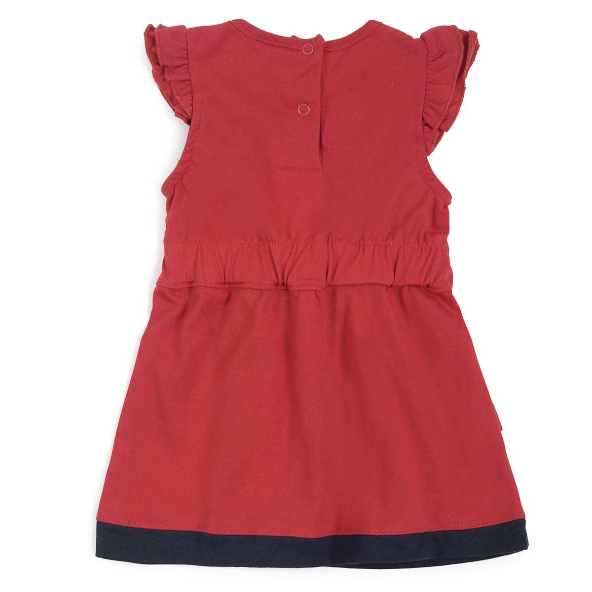 Vestido Rojo con Resorte en Cintura Snoopy para Bebé