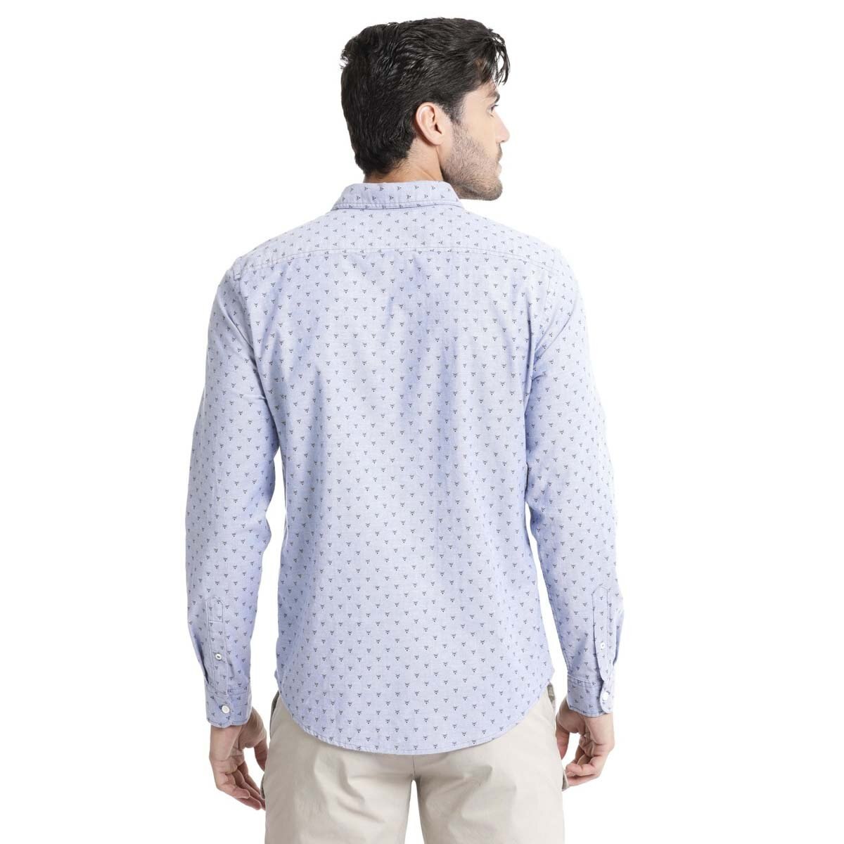 Camisa Azul de Puntos Dockers® para Caballero