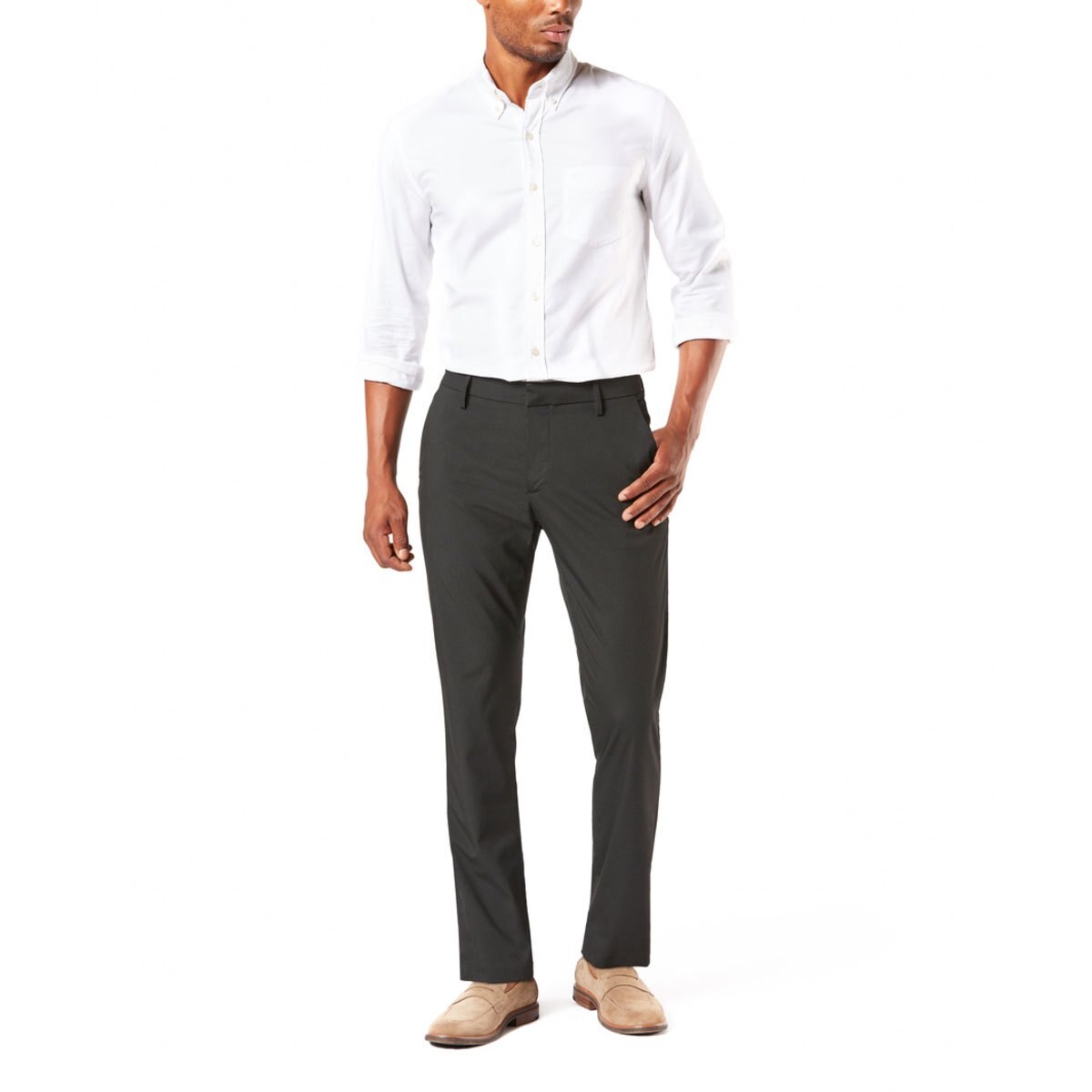 Pantalón Slim Strech Negro Dockers para Caballero
