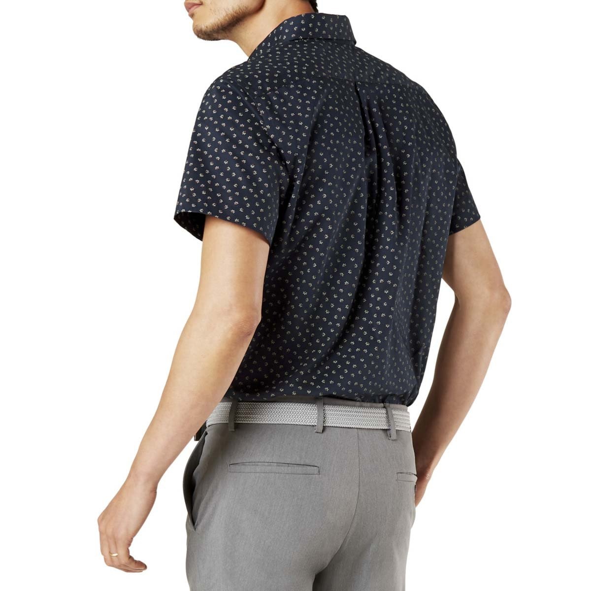 Camisa Azul de Manga Corta Dockers® Short para Caballero