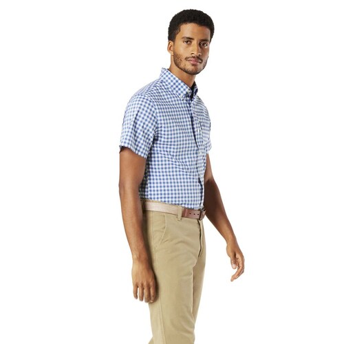 Camisa Azul Claro de Cuadros Dockers® para Caballero