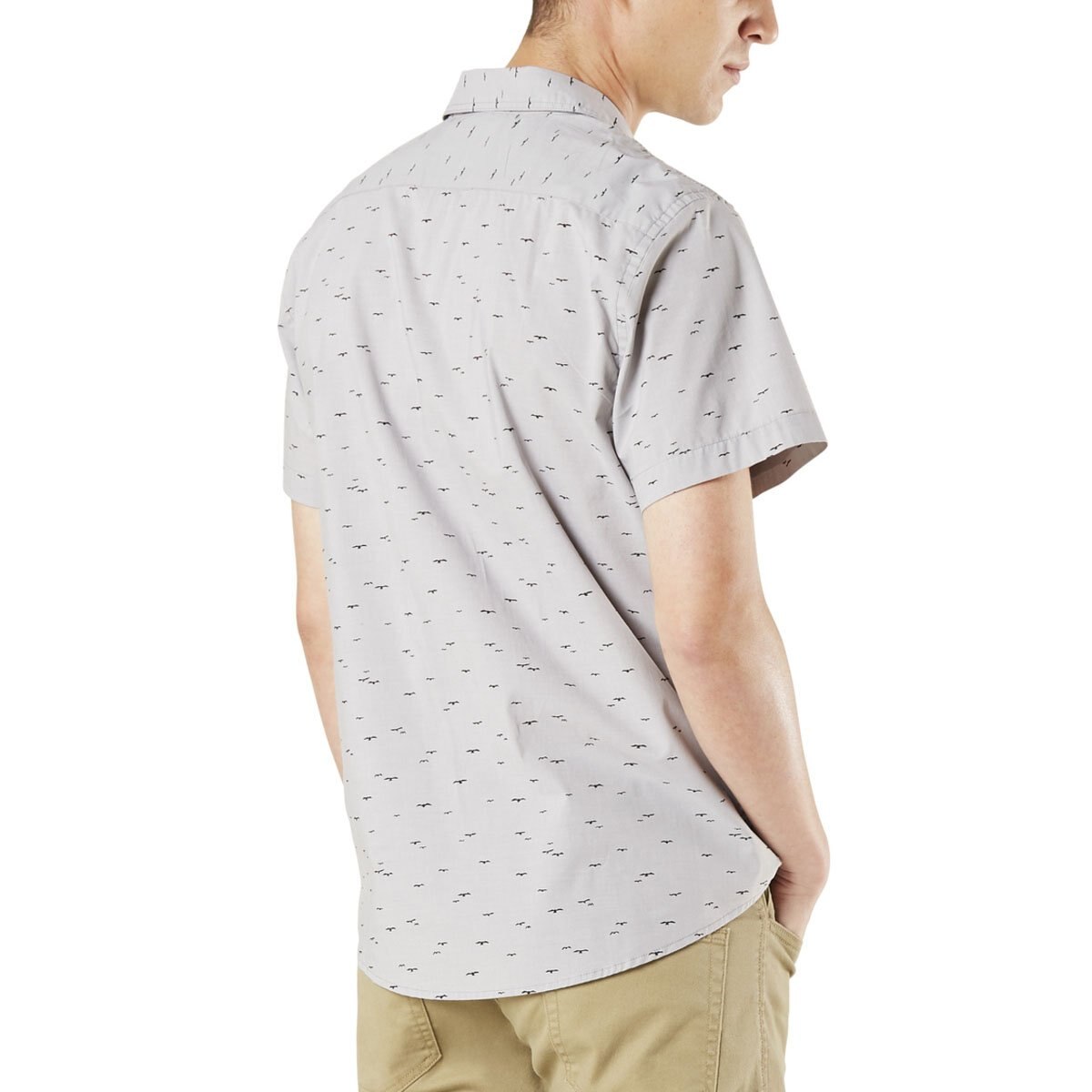 Camisa Gris Manga Corta Dockers® para Caballero