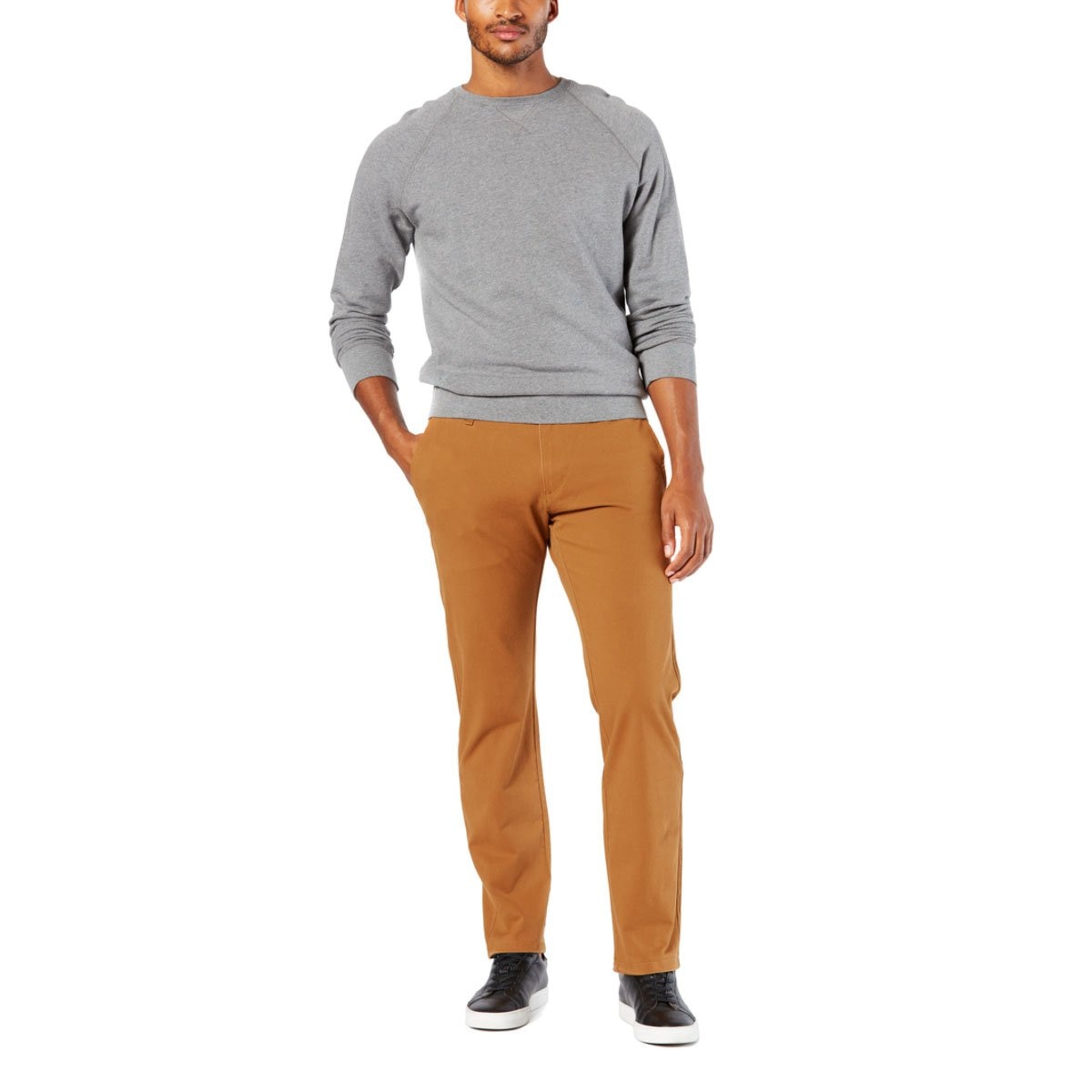 Pantalón Chino Slim Mostaza Ultimate 360 Dockers para Caballero