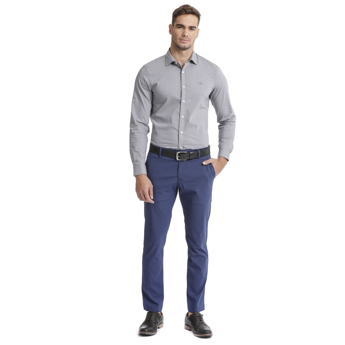Pantalón Slim Strech Azul Dockers para Caballero