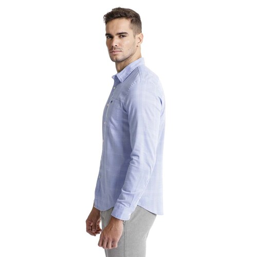 Camisa Azul Lisa Dockers® para Caballero