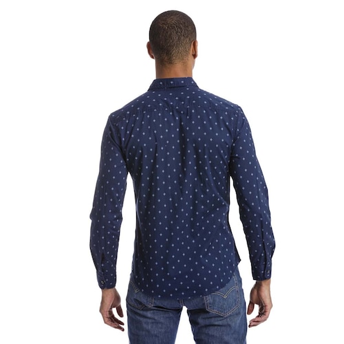 Camisa Azul Levi's® Classic 1 Pkt Slim para Caballero