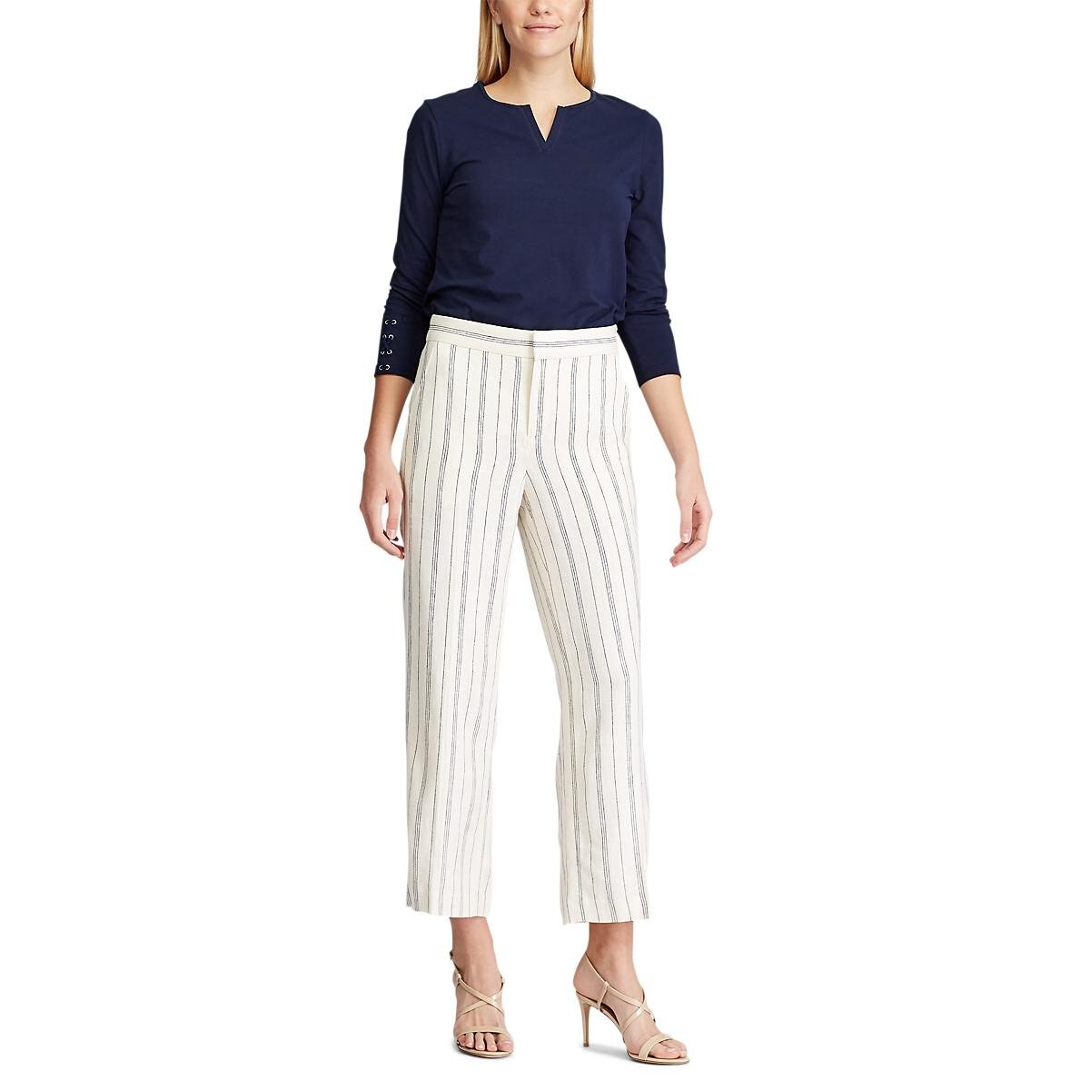 Pantalón Recto Rayas Chaps para Dama