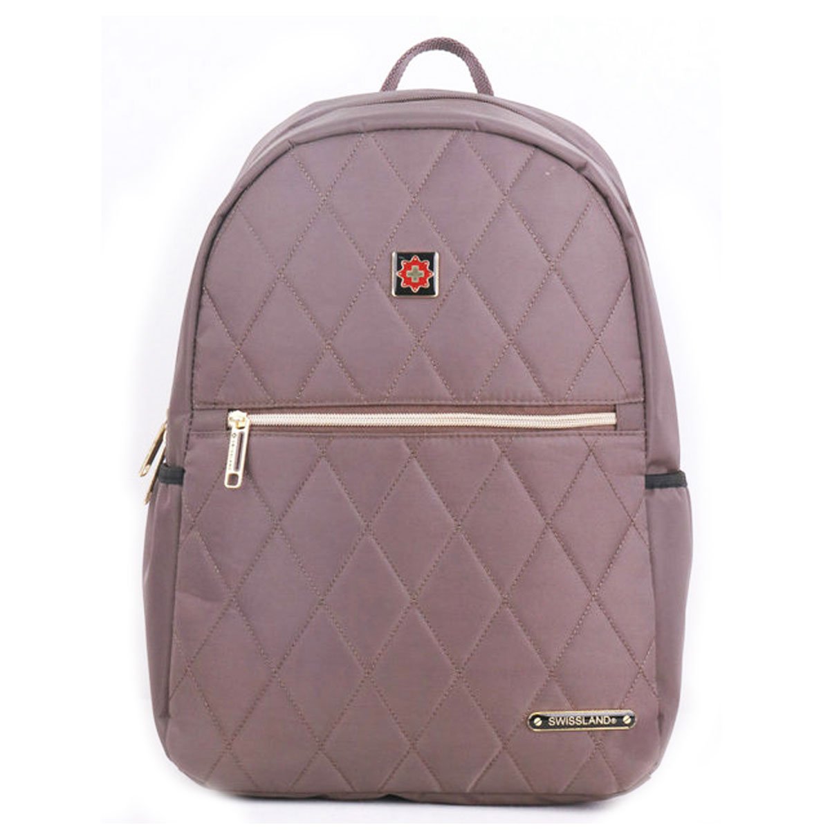Mochila Tipo Backpack Capitonado Capuchino de 16" Swissland