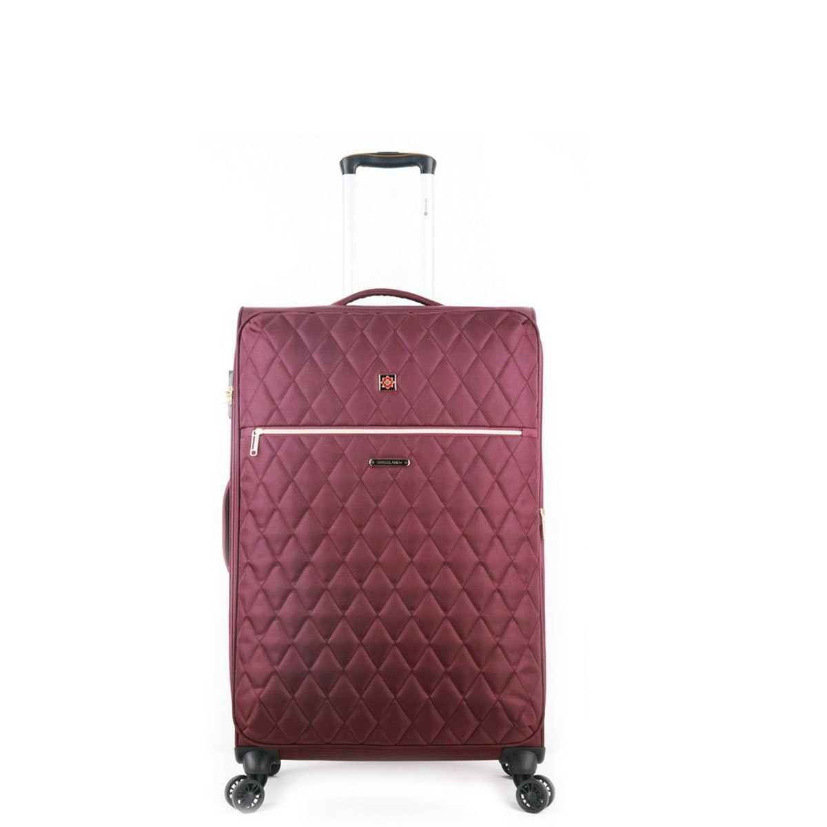 Maleta Vertical Capitonado Morado de 20" Swissland