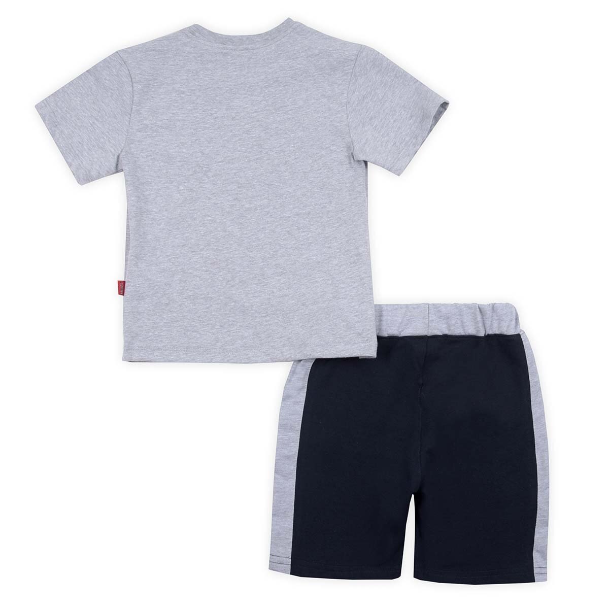 Conjunto Gris Combinado Playera Manga Corta con Short Snoopy