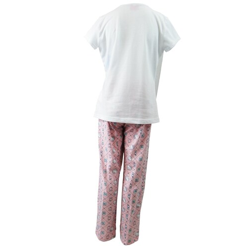 Pijama para Niña Manga Corta con Pantalón Hello Kitty